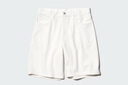 优衣库牛仔中裤/水洗产品男装女装26春夏新款短裤484209 01 乳白色 XS 实拍图