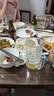 京东京造 啤酒杯 大号带把手扎啤酒杯精酿北欧风饮料冰杯550ml 两只装 实拍图
