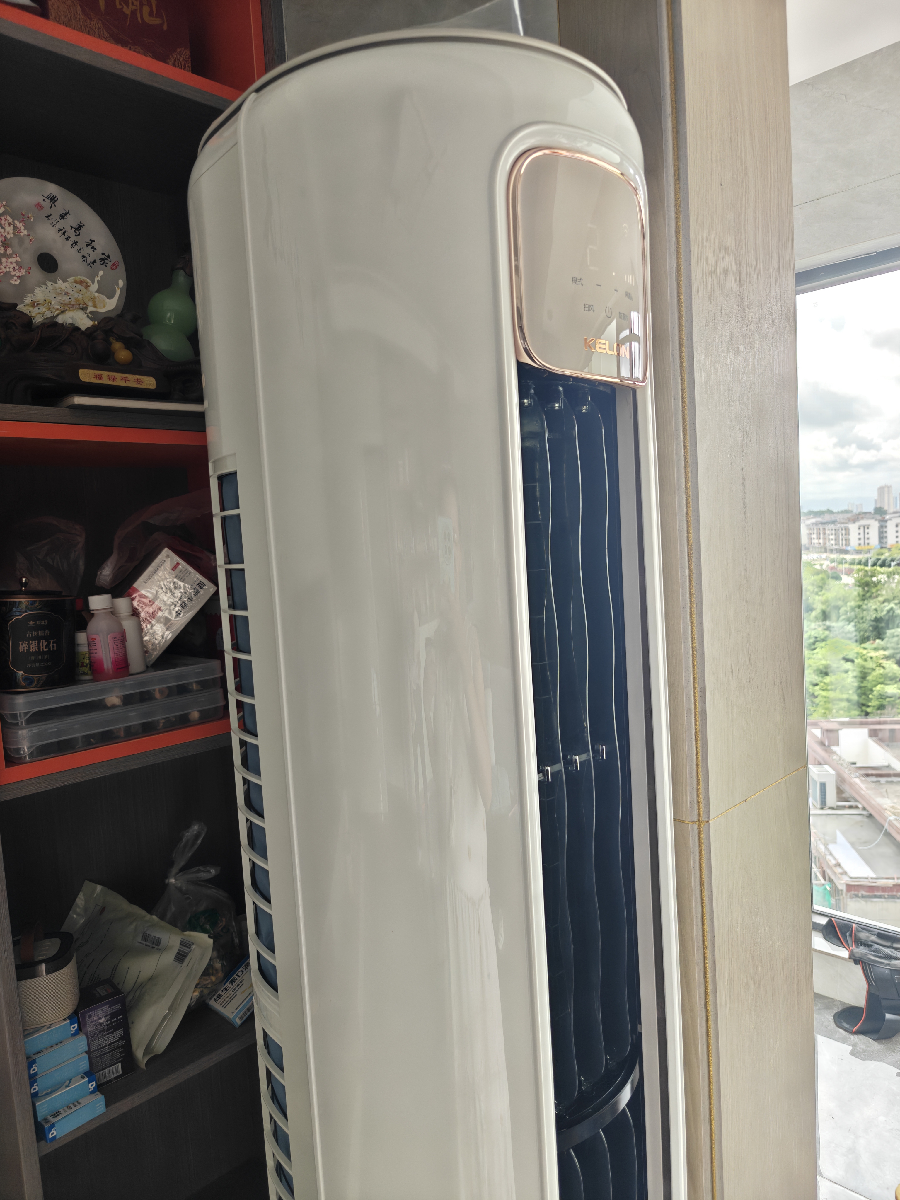 科龙空调静省电Max3匹一级能效客厅立式柜机冷暖变频大风量外机双排纯铜管国家补贴KFR-72LW/QS1Max-X1 实拍图