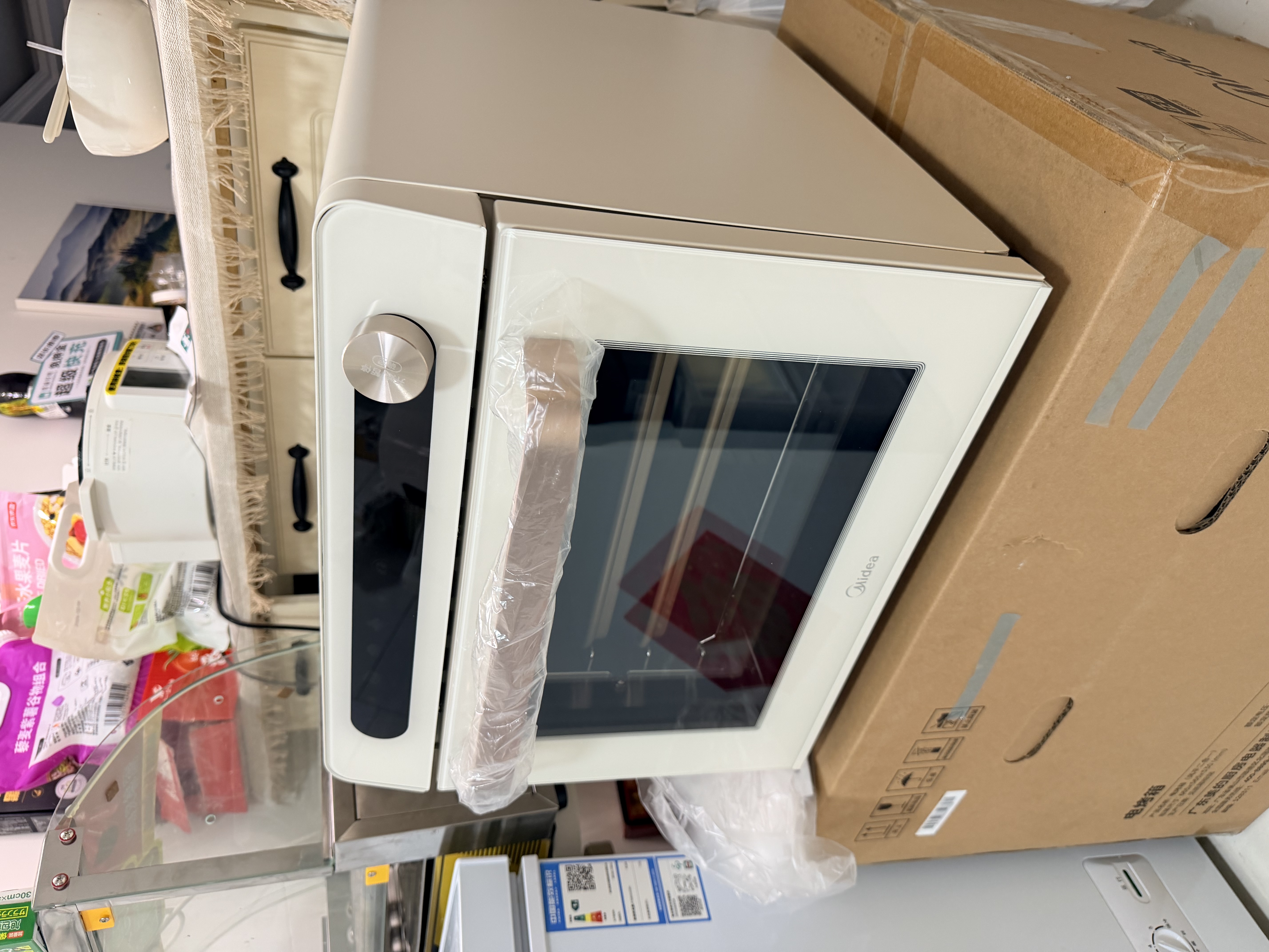 美的（Midea）家用电烤箱风炉平炉二合一家商两用私房PB40 多功能独立温控发酵风干解冻三层同烤大容量40L 实拍图