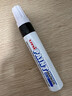 uni三菱 油漆笔PX-30宽记号笔不掉漆斜头粗字油性笔（可用于汽车补漆） 4.0-8.5mm黑色单支装 实拍图