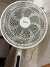 美的（Midea）【飓风节能】七叶柔风立式电风扇/家用轻音落地扇/台式小型风扇/大风力遥控定时摇头风扇 SAH35BSJ 实拍图