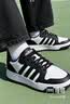 adidas ENTRAP美式校园风运动鞋少年感复古篮球风板鞋阿迪达斯 白色/黑色   42 实拍图