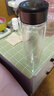 【京东物流配送】高硼硅双层玻璃杯大容量泡茶杯水杯子茶水分离杯 【双层加厚】茶杯350ml1只 实拍图