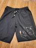 稻草人（MEXICAN）五分短裤男夏季韩版潮流印花裤衩男士运动沙滩裤子男裤 灰色 2XL 实拍图
