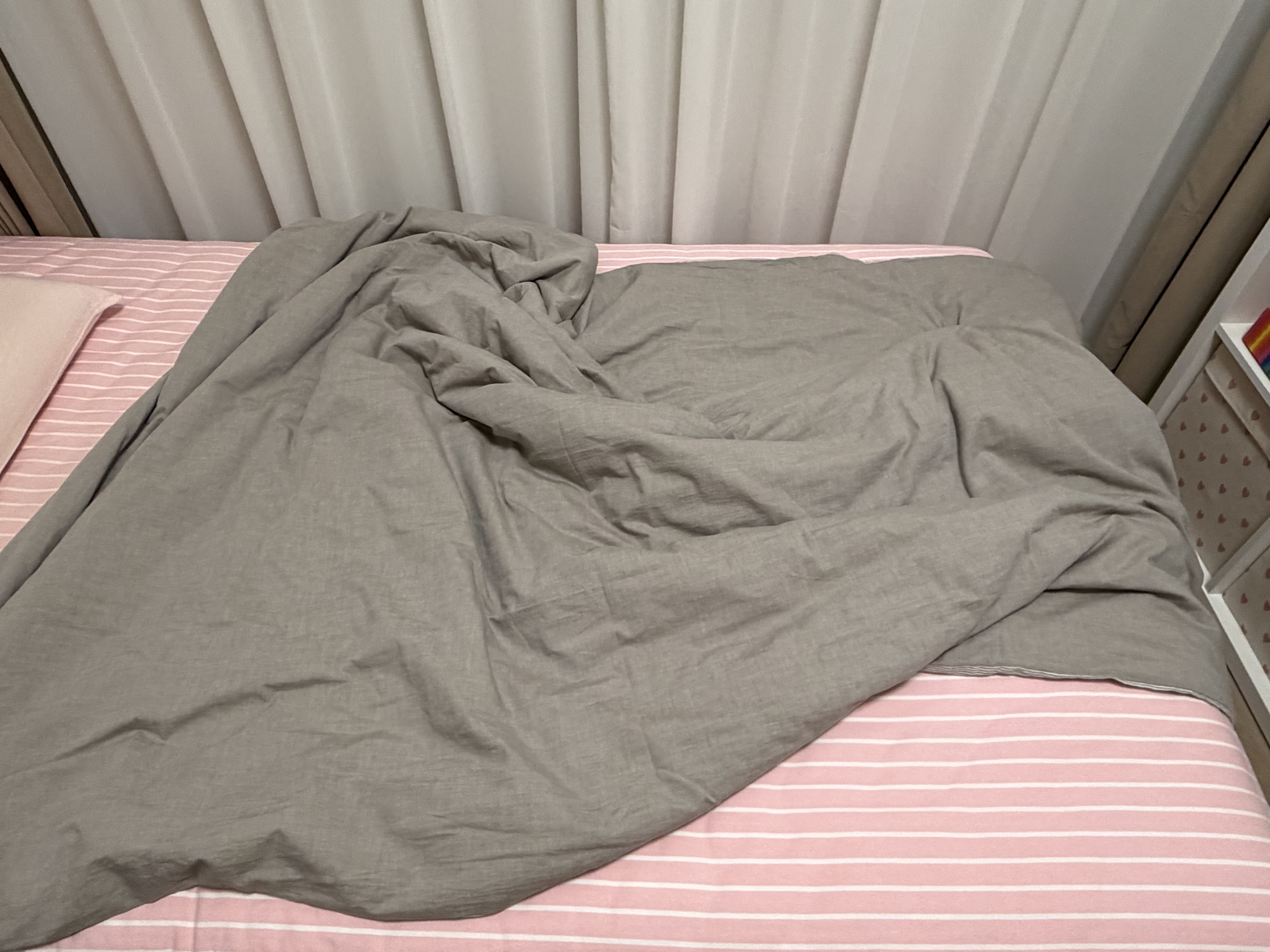 MUJI[自营限定款]柞蚕丝薄被 100%蚕丝被子纯棉面料 单人150*200cm 实拍图