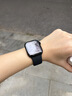 Apple/苹果 Watch S11 智能手表GPS款42毫米亮黑色铝金属表壳黑色运动型表带S/M MEU94CH/B 实拍图