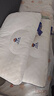 南极人乳胶枕头芯家用一对护颈枕睡眠颈椎枕深度睡觉专用高男士整头枕心 太空舱乳胶蓝色-中枕 一对 实拍图