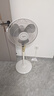 美的（Midea）【超级单品】七叶轻音立式电风扇家用柔风落地扇台式桌面小型风扇大风量节能摇头宿舍电扇 SAF30AB 实拍图