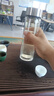 天喜（TIANXI）玻璃杯双层加厚水杯男女带茶隔泡茶杯大容量本色350ml男士礼物 实拍图