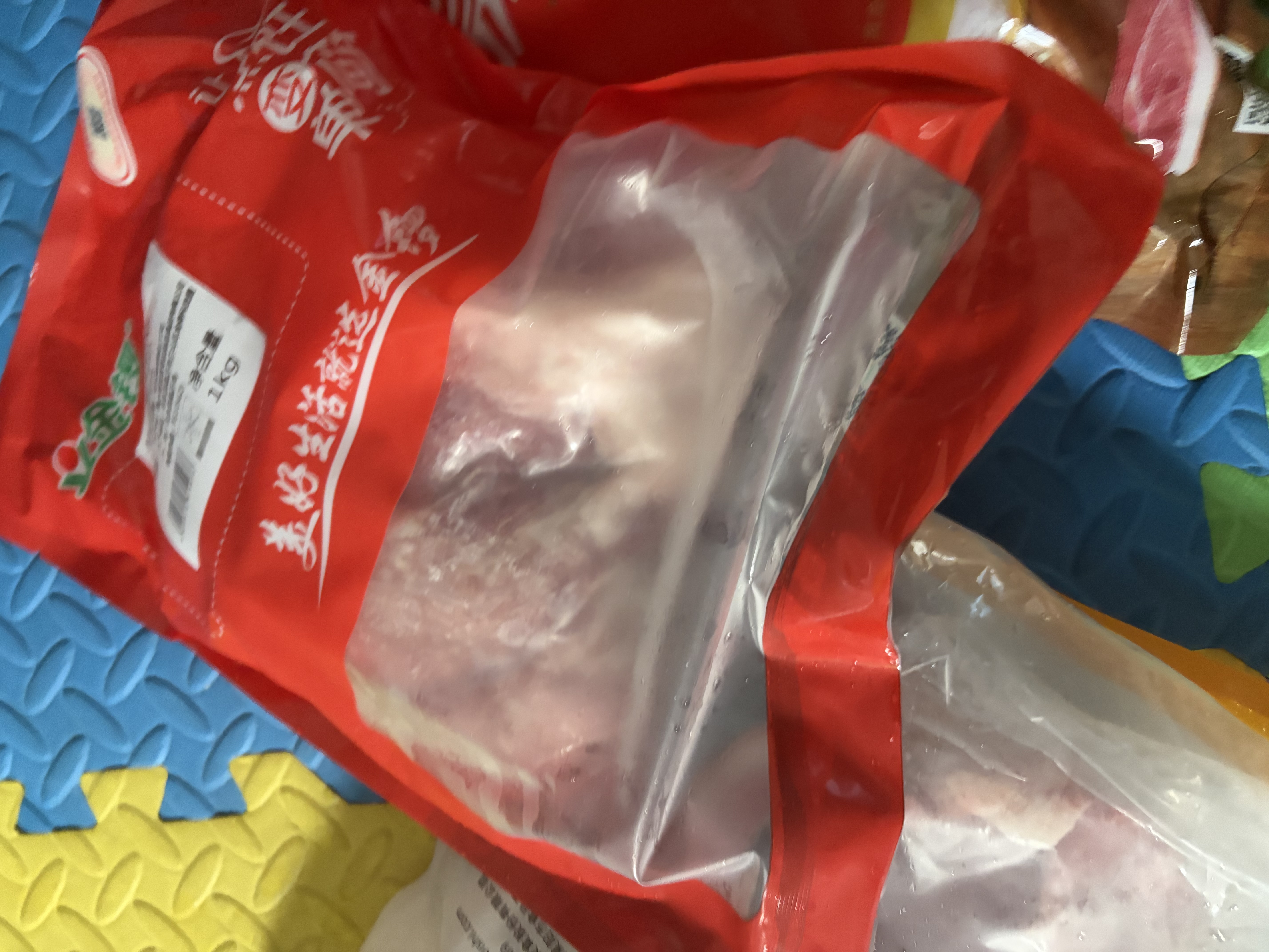 金锣猪带膘前腿肉2斤冷冻带膘猪腿 猪肉生鲜猪前尖 实拍图