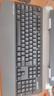 双飞燕（A4TECH）FG2500S PLUS 104键 无线键鼠套装 无线键盘鼠标套装鼠标键盘套装办公打字带手托轻音 遂空灰 无线 实拍图