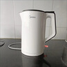 美的（Midea）电热水壶食品级304不锈钢自动断电双层防烫全钢无缝1.5L容量 MK-HJ1566 实拍图