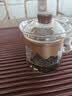 美斯尼 玻璃盖碗泡茶碗茶壶茶杯防烫手抓杯功夫茶具配件 盖碗（透明款） 实拍图