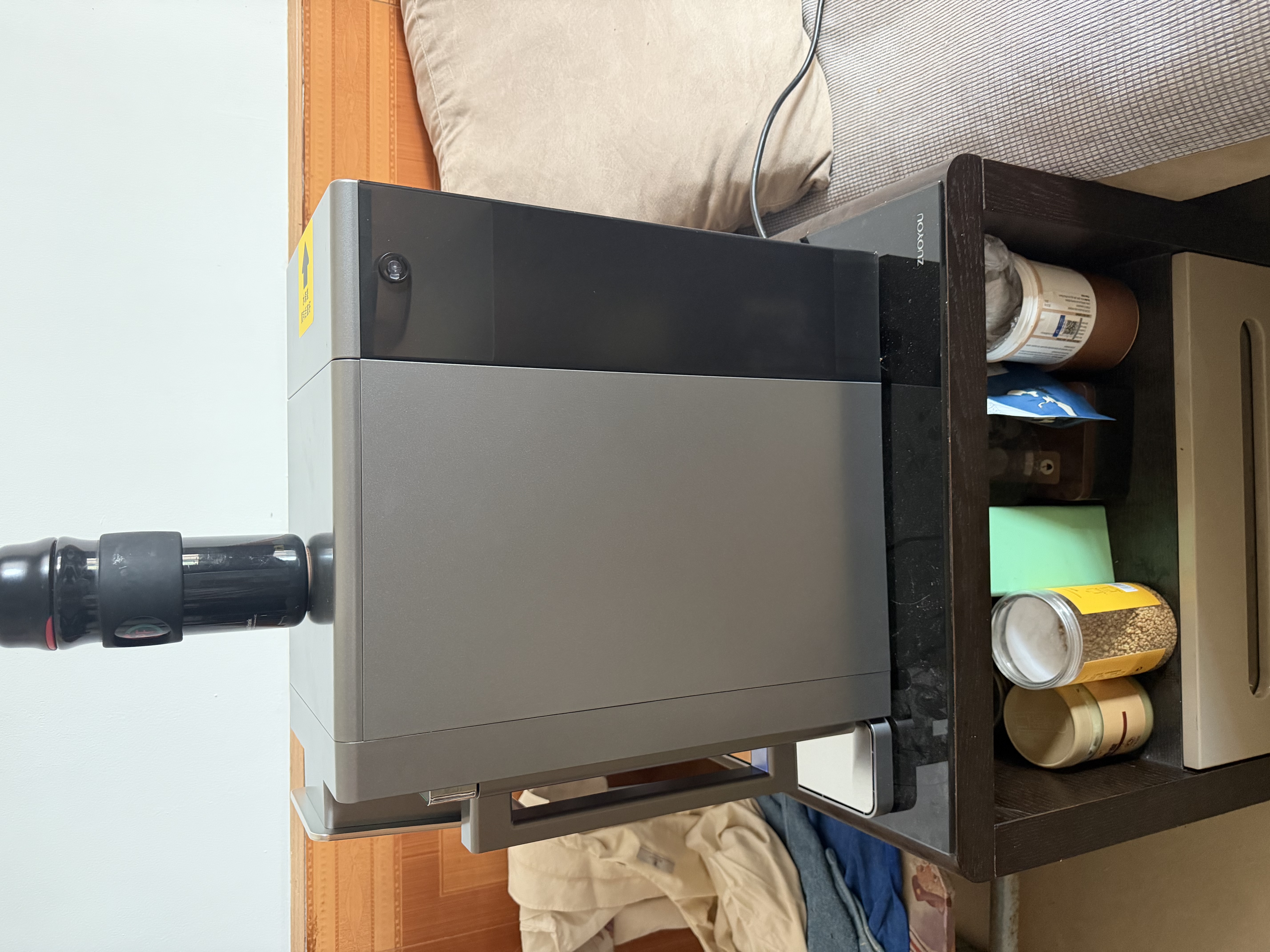 有逸（Unities）Uwater S5 Air 即热台式净饮机净水器直饮7L水箱反渗透 免安装玻璃纯水壶 深空灰 实拍图