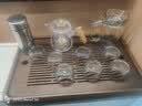 泥也茶盘托盘沥水盘茶台茶盘储水式家用茶盘带排水功夫茶具茶海干泡台 实拍图