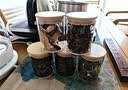 拜杰玻璃茶叶罐茶叶密封罐收纳储茶罐玻璃罐子茶具配件 两个装250ml 实拍图