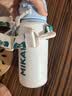MIKAPU指纹水杯解锁指纹保温杯智能高颜值细长款大容量 天蓝色600ml+杯套【智能蓝牙版+316L不锈钢】 实拍图