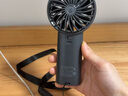 几素小风扇手持风扇高速节能迷你便携随身手拿电风扇户外办公室桌面学生宿舍宝宝儿童轻音大风力电扇 【黑-5000mAh】高速节能I5档劲风 实拍图