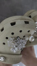 卡骆驰（CROCS）新款厚底云朵洞洞鞋送女友礼物206750 骨白色   36-37 实拍图