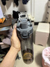 乐扣乐扣（LOCK&LOCK）人鱼线塑料运动水杯夏天便携水壶带刻度提手男女水杯子700ML灰色 实拍图