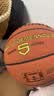斯伯丁（SPALDING）篮球5号室内外耐磨兼用五号PU材质青少年儿童篮球77-476Y5 实拍图