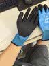 慧勘(HUIKAN)400V低压电工绝缘手套 双面防水防触电耐磨透气 防滑涂胶劳保防护家用配电手套 1副 实拍图