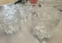 青苹果耐热玻璃水杯咖啡杯220ml6只 家用冰川锤纹茶杯洋酒杯啤酒杯 实拍图
