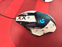 罗技（G） G502 HERO主宰者 有线鼠标 游戏鼠标  g502hero  可配重HERO引擎 礼盒送男友 RGB炫彩灯光 G502H+白色防滑贴 实拍图