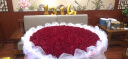 来一客情人节红玫瑰生日花束鲜花速递同城配送全国表白求婚礼物 999朵红玫瑰长长久久 实拍图