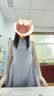 UR2026春季新款女装休闲绑带斜向捏褶圆领无袖连衣裙UYY760068 实拍图