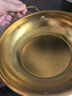 【韩剧同款】加厚不锈钢干锅海鲜锅火锅金色平底浅锅双耳锅泡面锅 迷你款17cm【金色】双柄汤锅 实拍图