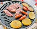 岩谷（Iwatani） 烤盘 圆形烧烤煎盘卡式炉户外便携加大不粘无烟烤盘烤肉 升级款-ZK-15(配取盘器)+刷子+夹子+包 实拍图