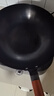 美的（Midea） 铁锅炒菜锅平底锅大肚铁锅不粘锅不生锈无涂层电磁炉锅燃气灶锅 【配可视锅盖】氮化工艺防生锈 32cm 实拍图