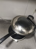 爱仕达（ASD）炒锅铸铁锅不锈无涂层平底家用铁锅炒菜锅32cm燃气电磁炉通用QB 实拍图