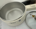 美的（Midea）电煮锅 电火锅 电热锅 电炒锅 分体式可拆洗 2.6L小电锅 学生宿舍多功能锅泡面锅 XZC2088S 配蒸笼 实拍图