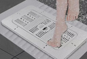 科固（KEGOO）蹲便器盖板通用卫生间厕所蹲坑便池洗澡防滑加厚踏板送提钩K5166 实拍图
