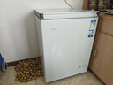 海尔（Haier）142L单温小冰箱冰柜小型家用小冰柜冷柜冷冻冷藏转换一级能效深冷减霜大容量BC/BD-142GHW9D 实拍图