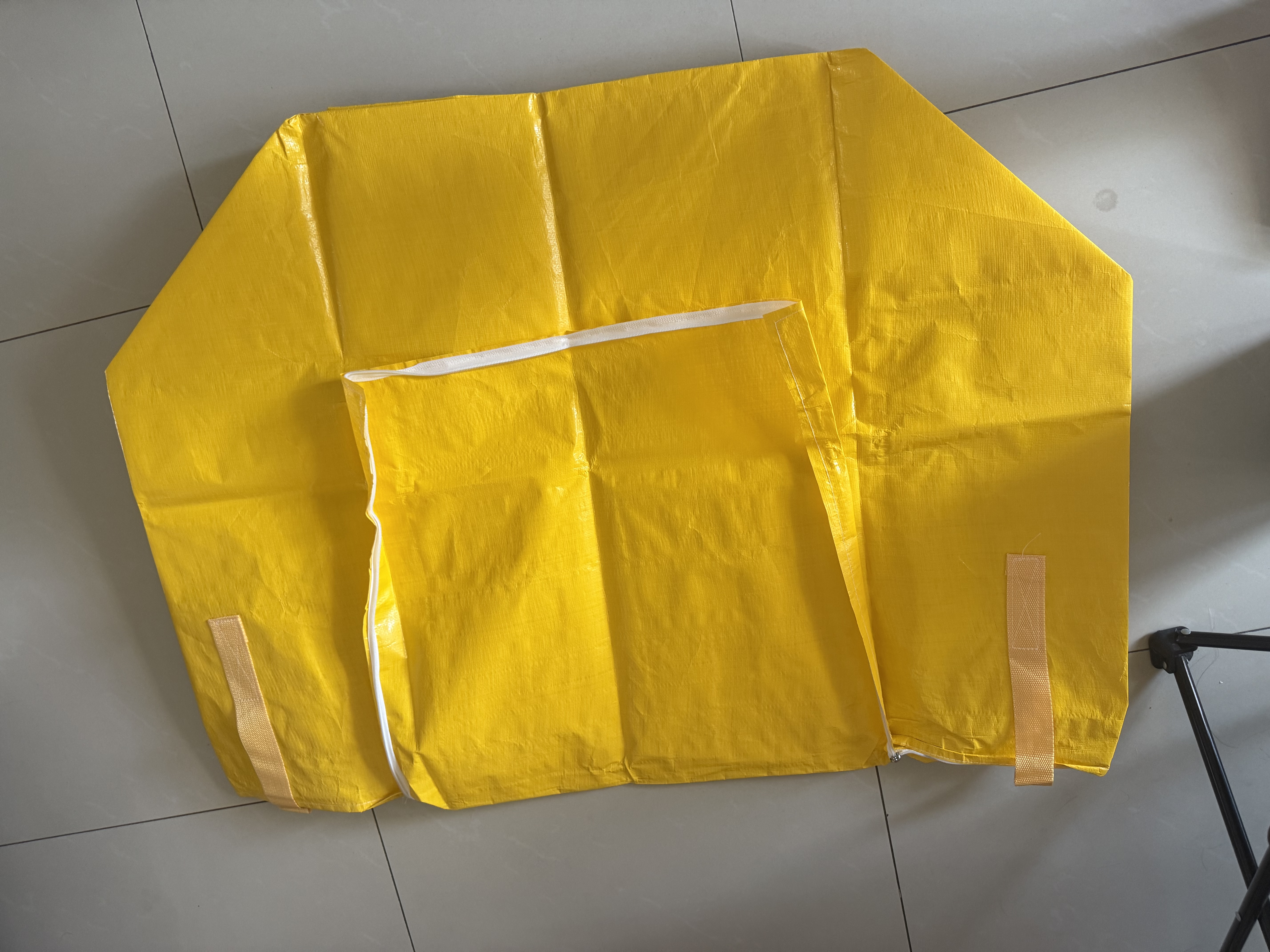 乐三好搬家打包袋搬家袋行李袋收纳袋物流中转袋衣服袋储物袋防水袋搬家打包神器黄色240L 实拍图