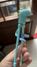 babycare儿童筷子宝宝硅胶训练筷餐具专用筷 恐龙练习筷-马卡蓝饭盒 实拍图