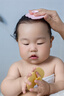 马博士婴幼儿洗头刷硅胶按摩去头垢宝宝洗头神器新生儿搓澡沐浴用品3个 实拍图