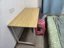 舒客艺家 电脑桌台式小户型小桌子家用学习桌写字办公书桌电竞长条桌子 木纹白架单桌120*60*74 加固电脑桌 实拍图