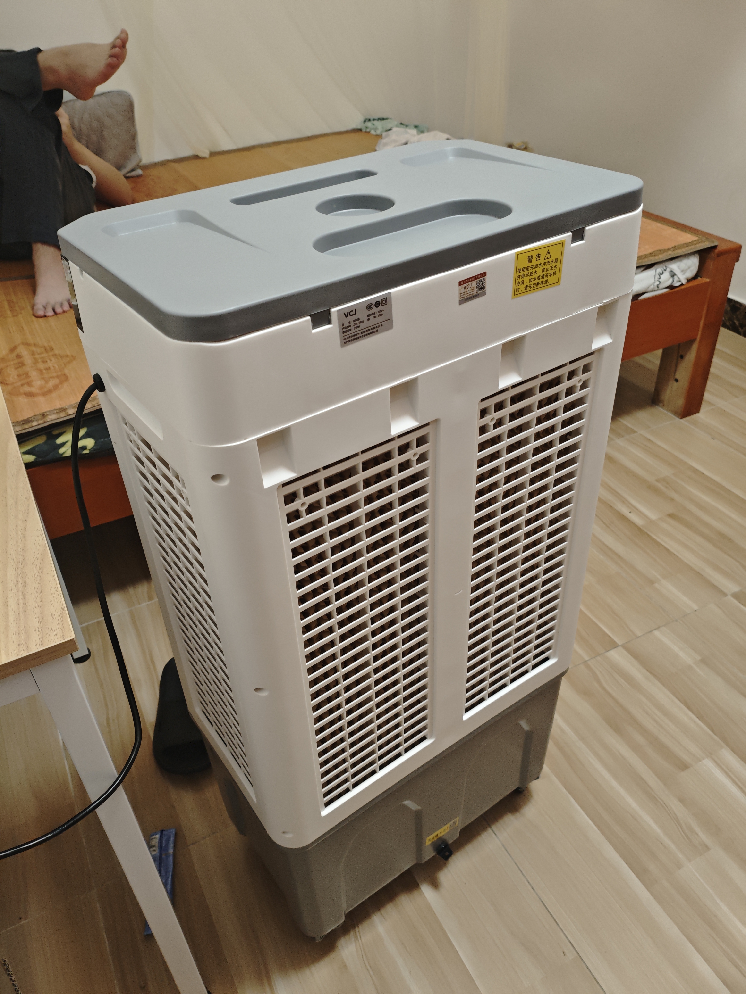 VCJ【德国品牌】电风扇冷风机家用空调扇冷风扇商用制冷风扇水空调冷气机移动家用空调扇家用/商业-ZHL-5500-A 实拍图