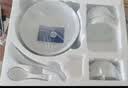 景德镇（jdz）陶瓷餐具套装家用碗盘整套高温白瓷碗碟结婚礼物洗碗机可用流霜 实拍图