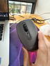 联想（Lenovo）无线鼠标 轻音商务办公鼠标 人体工学 侧键 适用笔记本台式机一体机 M130深灰 实拍图