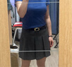 优衣库打褶裙裤女装/休闲裤裤子483766 483766/08深灰色 S 实拍图