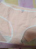 蝶安芬新款弹力棉4条装可爱卡通清新纯色棉质女士三角内裤13679 13679 四条装 XL 实拍图