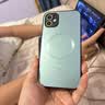 Ekakashop适用苹果11手机壳iphone11保护套magsafe磁吸全包超薄防摔硬壳AG闪电商务男女款 暗夜绿 实拍图
