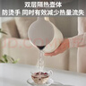九阳（Joyoung）烧水壶热水壶电热水壶1.7L 双层隔热316L不锈钢一体无缝 0胶水开水壶K17FD-W160Pro 实拍图
