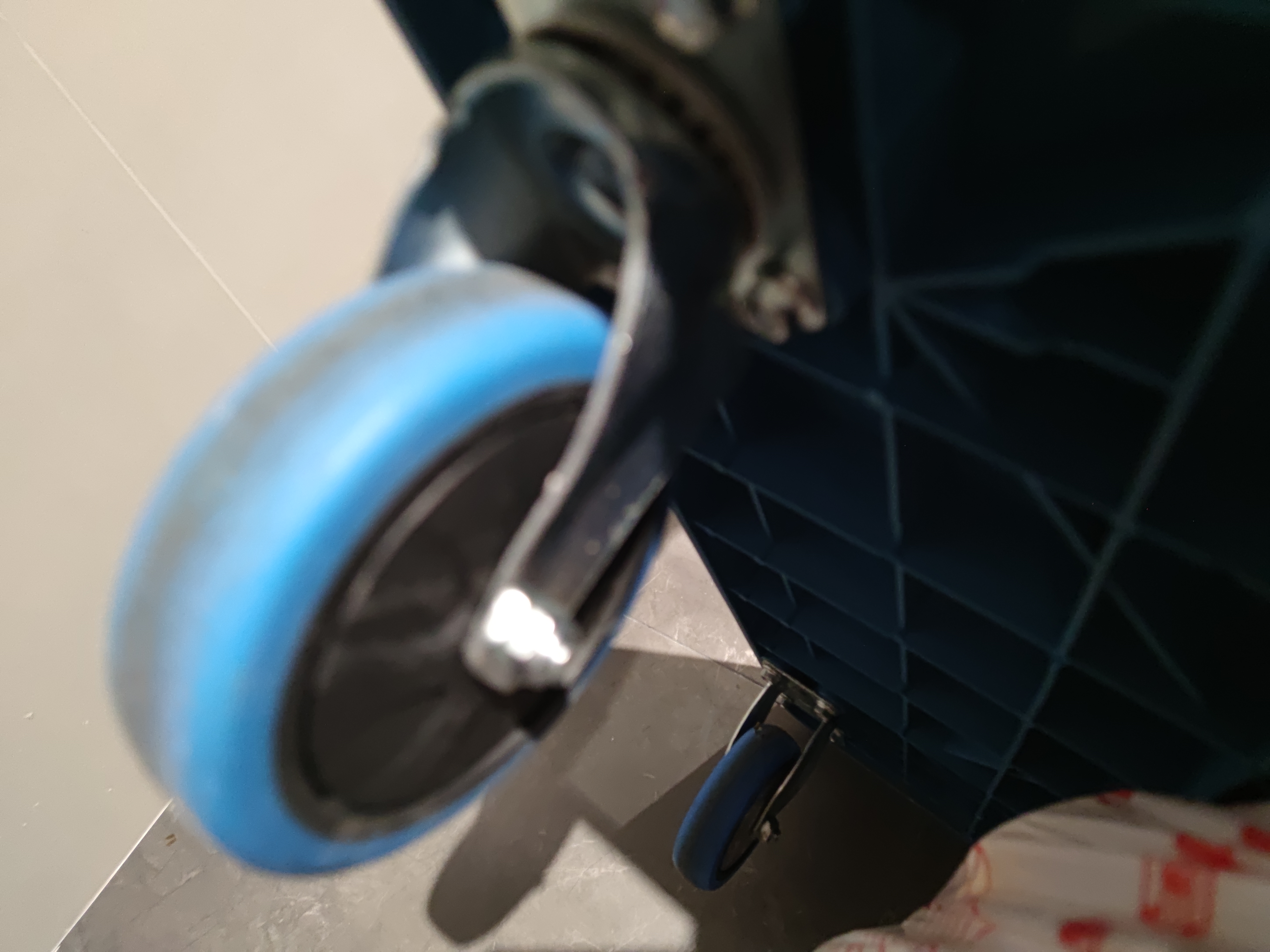 新越昌晖工业脚轮中型承重轮TPR轻音推车轮子 5寸万向轮承重150斤 CLW5 实拍图